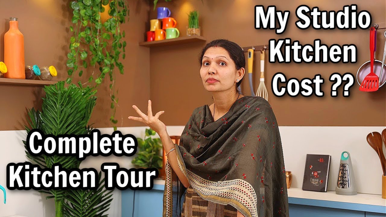 स्टूडियो किचन में कितना खर्चा आता है | My Studio Kitchen Tour | KabitasKitchen New Kitchen Tour | Kabita Singh | Kabita