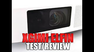 XGIMI Elfin test/review (color accuracy, contrast,sharpness, gaming, input lag,...) #xgimi AI voice