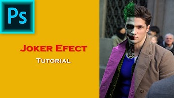 How to Turn Yourself Into the Joker || (Photoshop Tutorial)