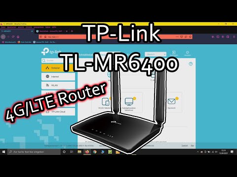 TP-Link TL-MR6400 4G LTE WLAN Router einrichten