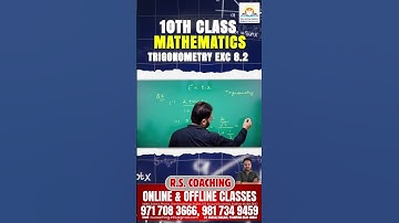 Introduction to trigonometry class 10 | PART-2(3) | trigonometry class 10 ex 8.2 #math #tutorial