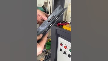 Khuôn đột lỗ Ovan trên thanh V lắp máy đột quá khoẻ #shorts