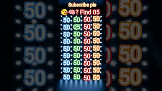 find the odd number 05 #maths #puzzle