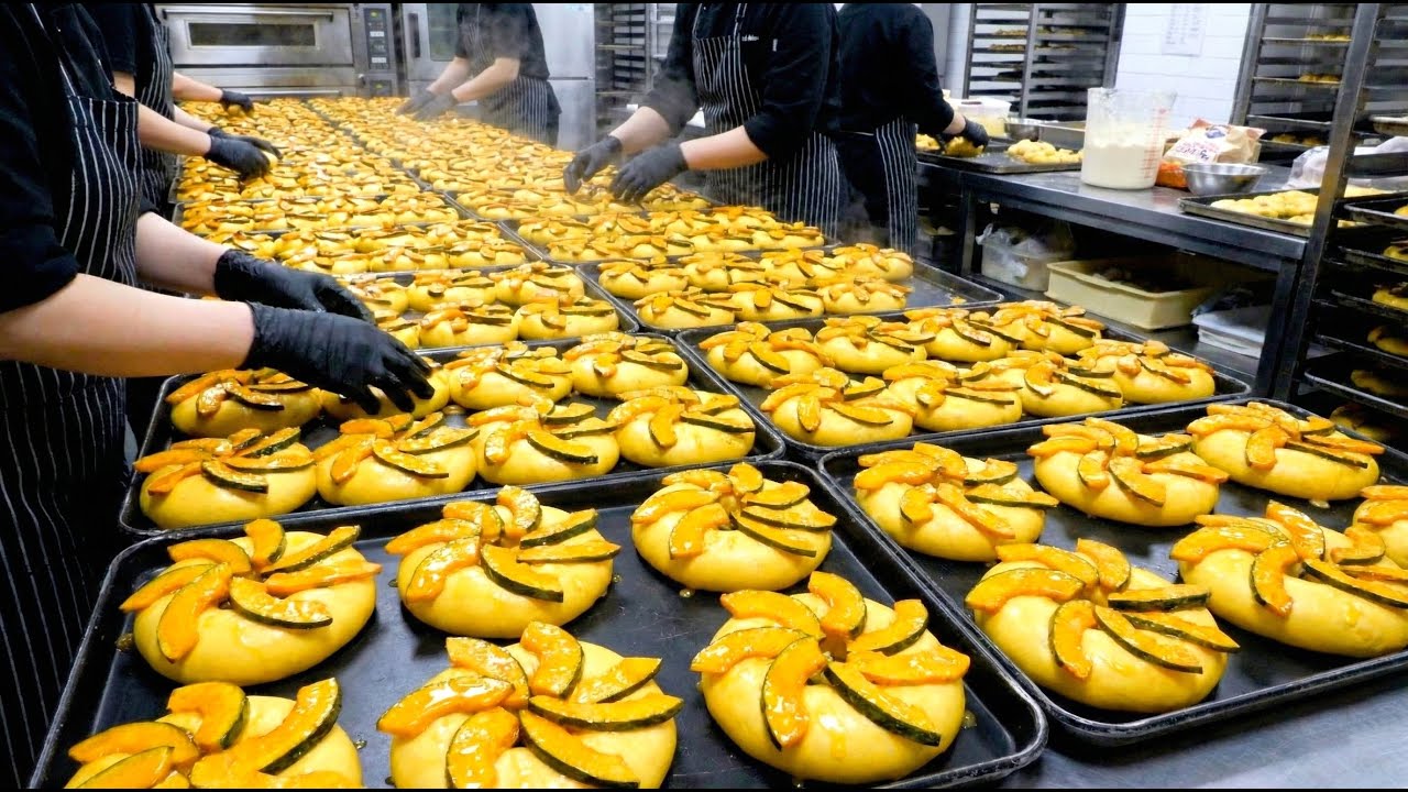 Это безумие! Ингредиенты горой! Потрясающая корейская пекарня ТОП 4