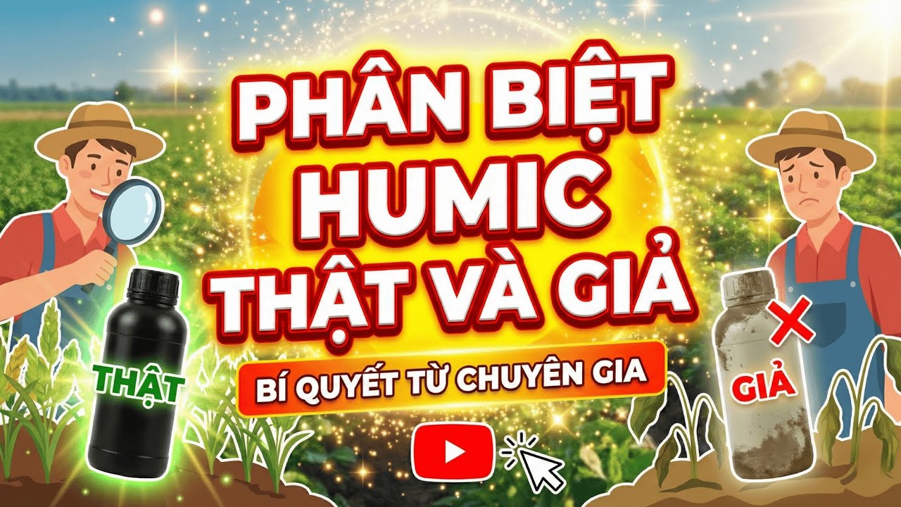 Phân Biệt Humic Thật Và Giả: Cách Nhận Biết Humic Mỹ Chính Hãng, Tránh Mua Phải Hàng Kém Chất Lượng!
