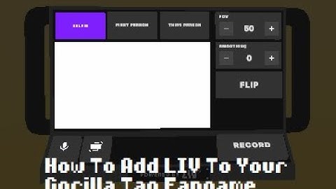 How To Add LIV Camera To Your Gorilla Tag Fangame (NEW TUT OUT)