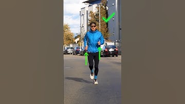 Running with a relaxed arm swing improves your balance | #shorts #workout  #running #fitness #runner