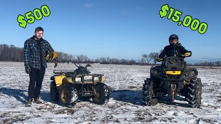 Cheap Vs Expensive Quad Riding!