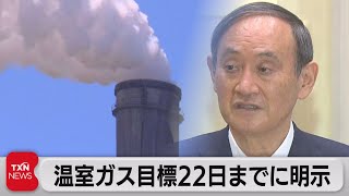温室効果ガス22日までに明示（2021年4月17日）