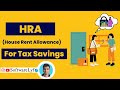 What is hra and how to save money with it  softwarelyf houserentallowance cinemalyf incometax