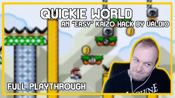 Quickie World - Full Playthrough [SMW Kaizo Hack]