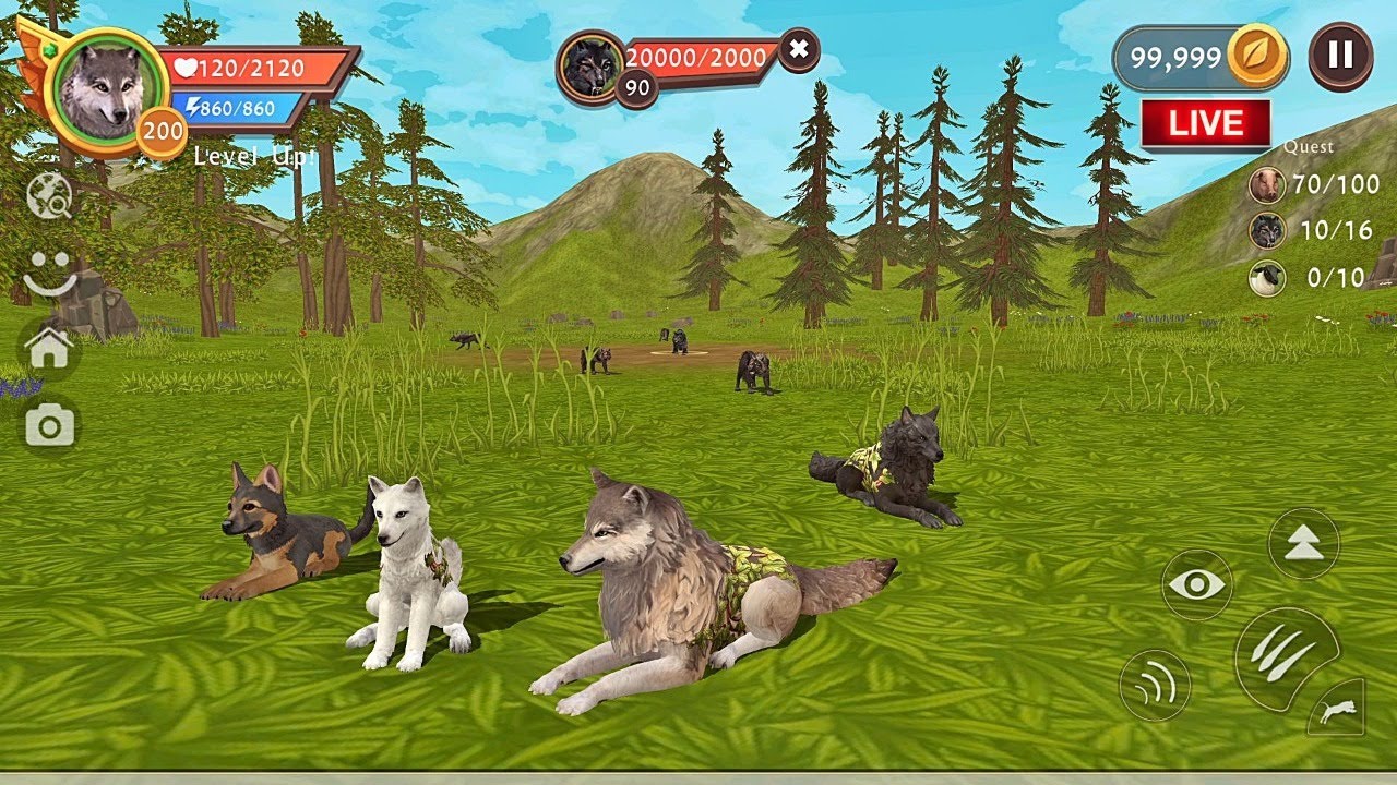 🔴LIVE WildCraft Quest Transformation And The Wolf Quest Coop