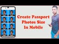 Create Passport Photos Size In Mobile | Make Your Own Passport Size Photo At Home | Passport Photos