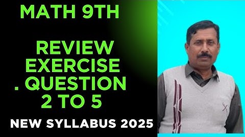 Class 9 Maths | Review Exercise 5 | Linear Equations & Inequalities | New Syllabus 2025