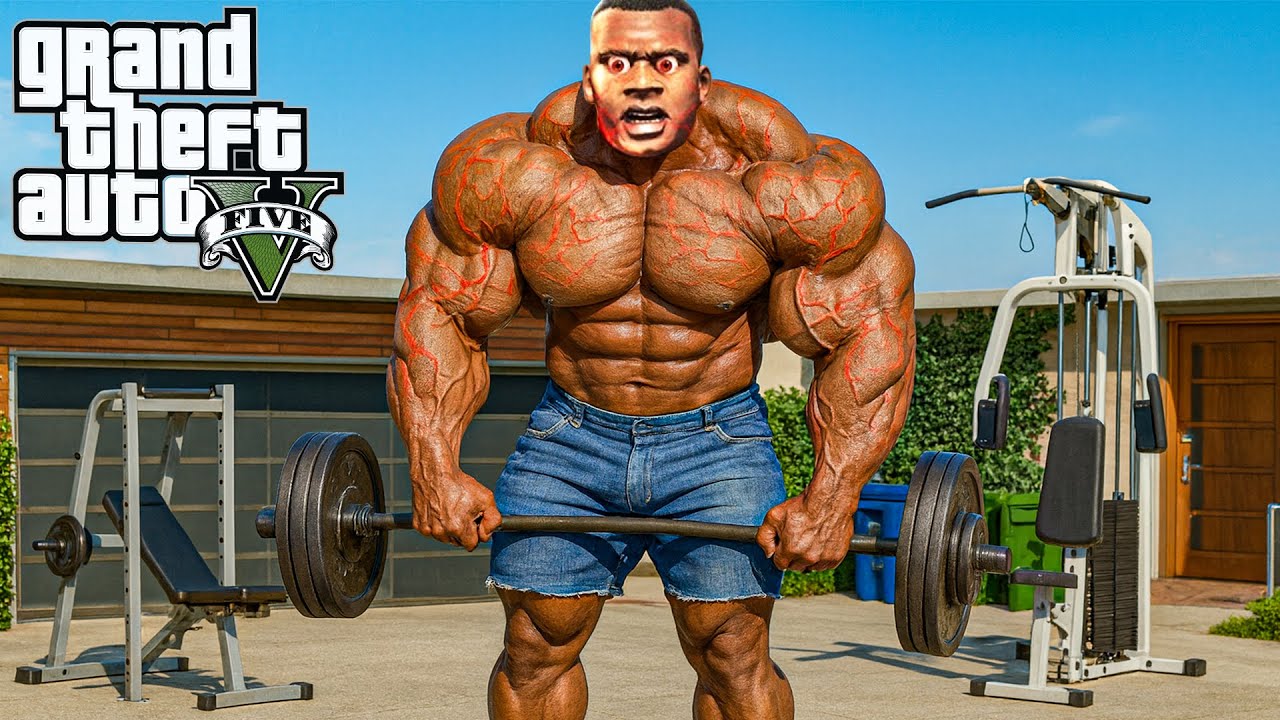 La TRANSFORMATION PHYSIQUE INCROYABLE de Franklin après 1 AN de MUSCU | GTA 5 Mods