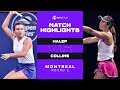 Simona Halep vs. Danielle Collins | 2021 Montreal Round 2 | WTA Match Highlights