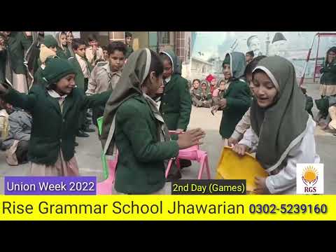 2nd day of union week 2022 Musical Chair Game || Rise Grammar School Jhawarian #viral #video