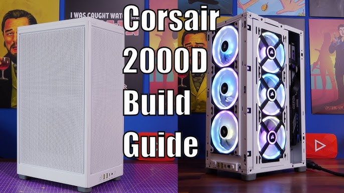 CORSAIR iCUE 2000D Airflow Blanc Boitier PC Mini tour - Mini ITX