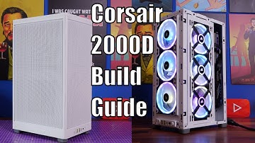 Corsair 2000D Airflow RGB build guide with @corsair iCue Link