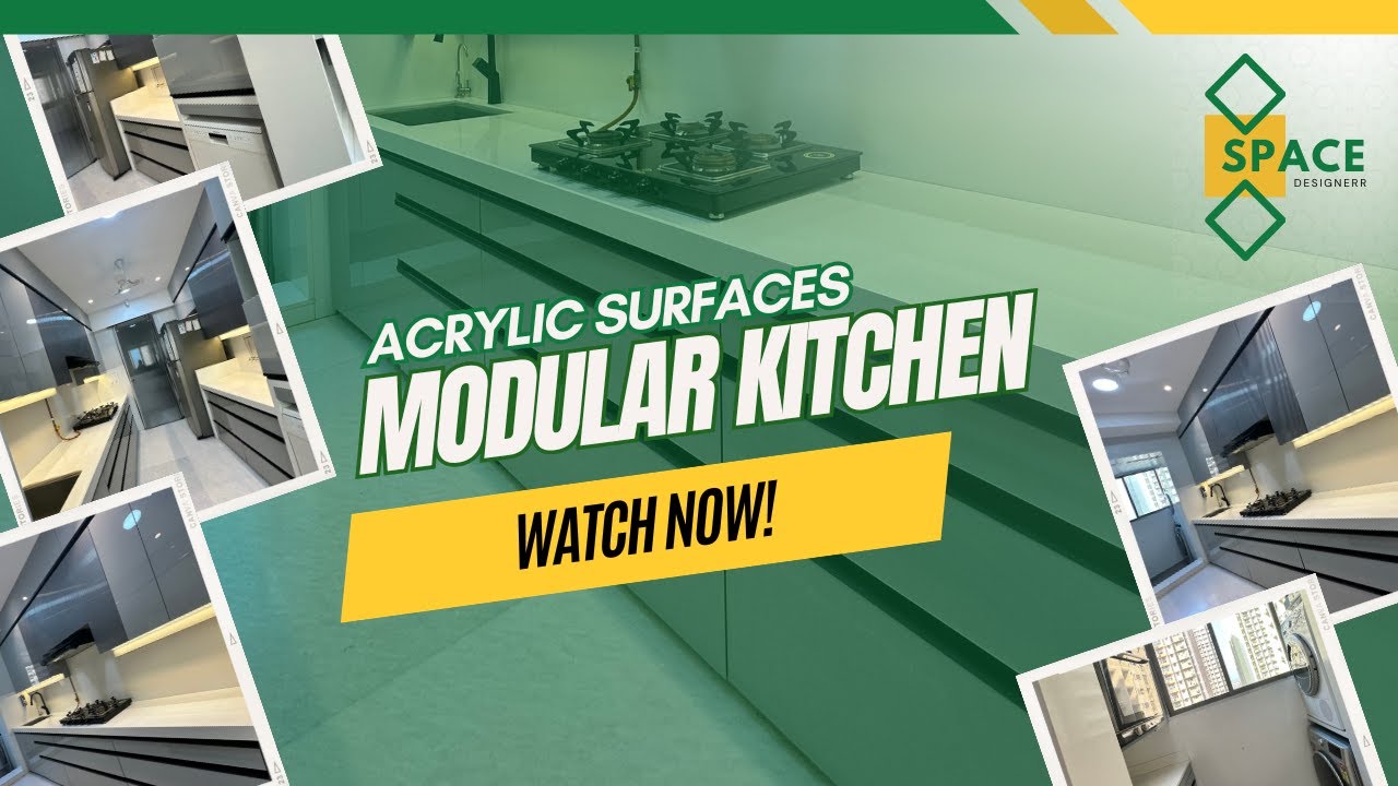 Transforming Your Kitchen With Acrylic Surfaces! Space Designerr - YouTube