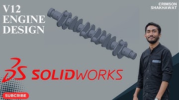 3. Crankshaft Design Solidworks || Step by Step Tutorial by Shakhawat Khan ||