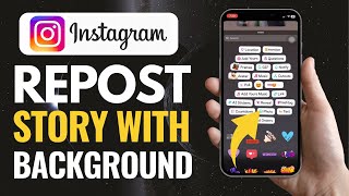 How to Repost Story With Background (2024) screenshot 5