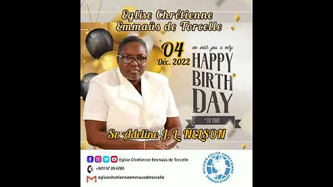Happy birthday  Sr. Adeline J. L. NELSON