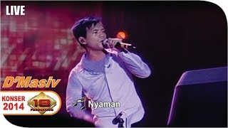 D'Masiv - Nyaman (Live Konser) @Purwakarta 2014