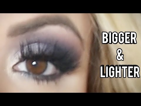How To Make Brown Eyes Look Lighter