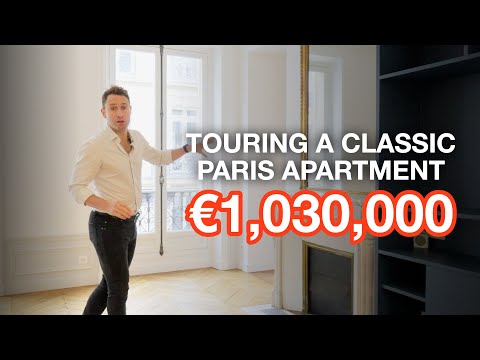 Video: Apartament minunat în Paris, amestecând detalii contemporane și clasice