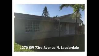 Affordable $100 Down Gov't HUD Home North Lauderdale!