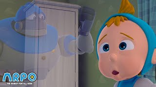 Arpo The Robot Ghost - Peekabooboo | Arpo | Robot Cartoons For Kids | Sandaroo Kids Cartoons