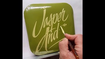 Script lettering by jeff marshall