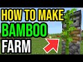 Easiest AFK BAMBOO FARM In Minecraft Bedrock &amp; Java! (2026!)