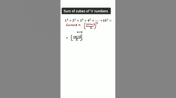 Sum of cubes of 