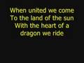 Dragonforce - Heart of a Dragon (Lyrics)