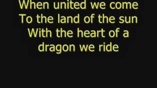 Dragonforce - Heart of a Dragon (Lyrics)