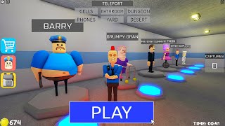 LIVE | BECOMING ALL Barry MORPHS And USING ABILITIES - [NEW] ROBLOX BARRY'S PRISON RUN V2 (OBBY)