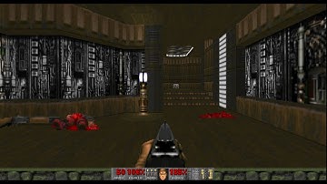 DOOM No Rest For The Living Walkthrough (U.V. 100%), Map 2: The Pain Labs
