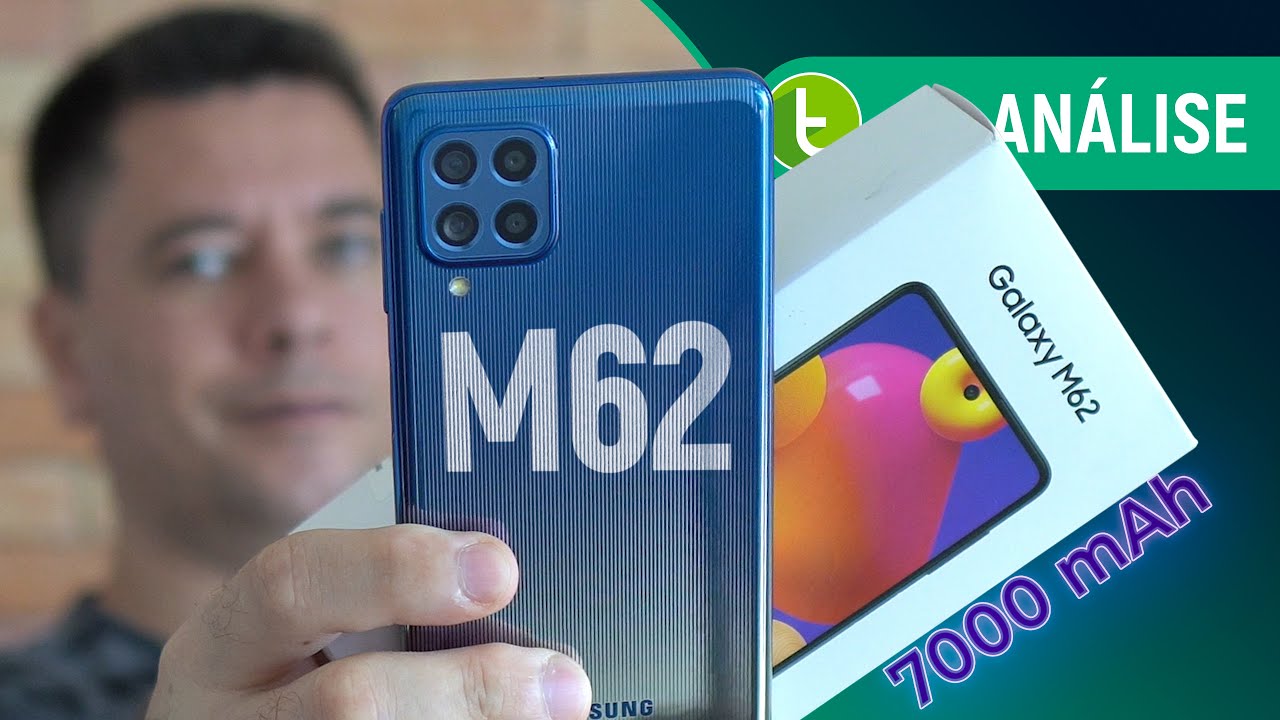 Galaxy M62: MELHOR CELULAR SAMSUNG em BATERIA tem conjunto equilibrado | Análise / Review