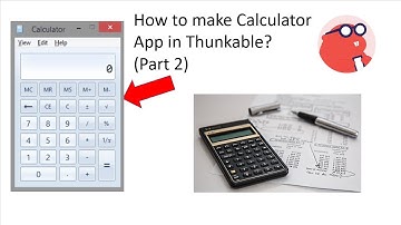 How to make Calculator App in Thunkable?(Part-2) | how to make | app | thunkable | calc | math |