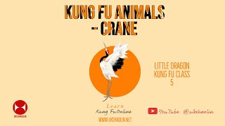 Little Dragon - Kung Fu Class 5 | Kung Fu Animals – Crane | UK Shaolin Temple