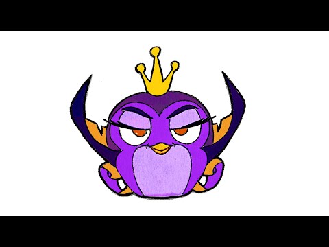 Gale, the Bad Princess is a playable bird in Angry Birds Stella #angrybirds