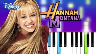 Hannah Montana - Gonna Get This ft Iyaz (Piano Tutorial)