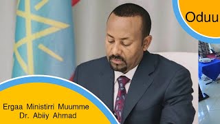 Ergaa Ministirri Muumme Dr. Abiiy Ahmad