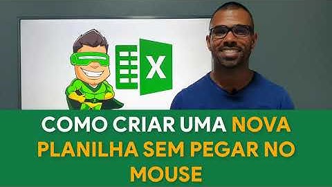 COMO CRIAR UMA NOVA PLANILHA SEM PEGAR NO MOUSE | ATALHO EXCEL