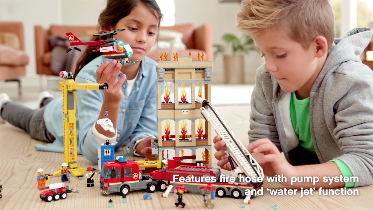 Lego לגו Downtown Fire Brigade יחידת כיבוי האש של מרכז העיר Lego לגו Downtown Fire Brigade יחידת כיבוי האש של מרכז העיר