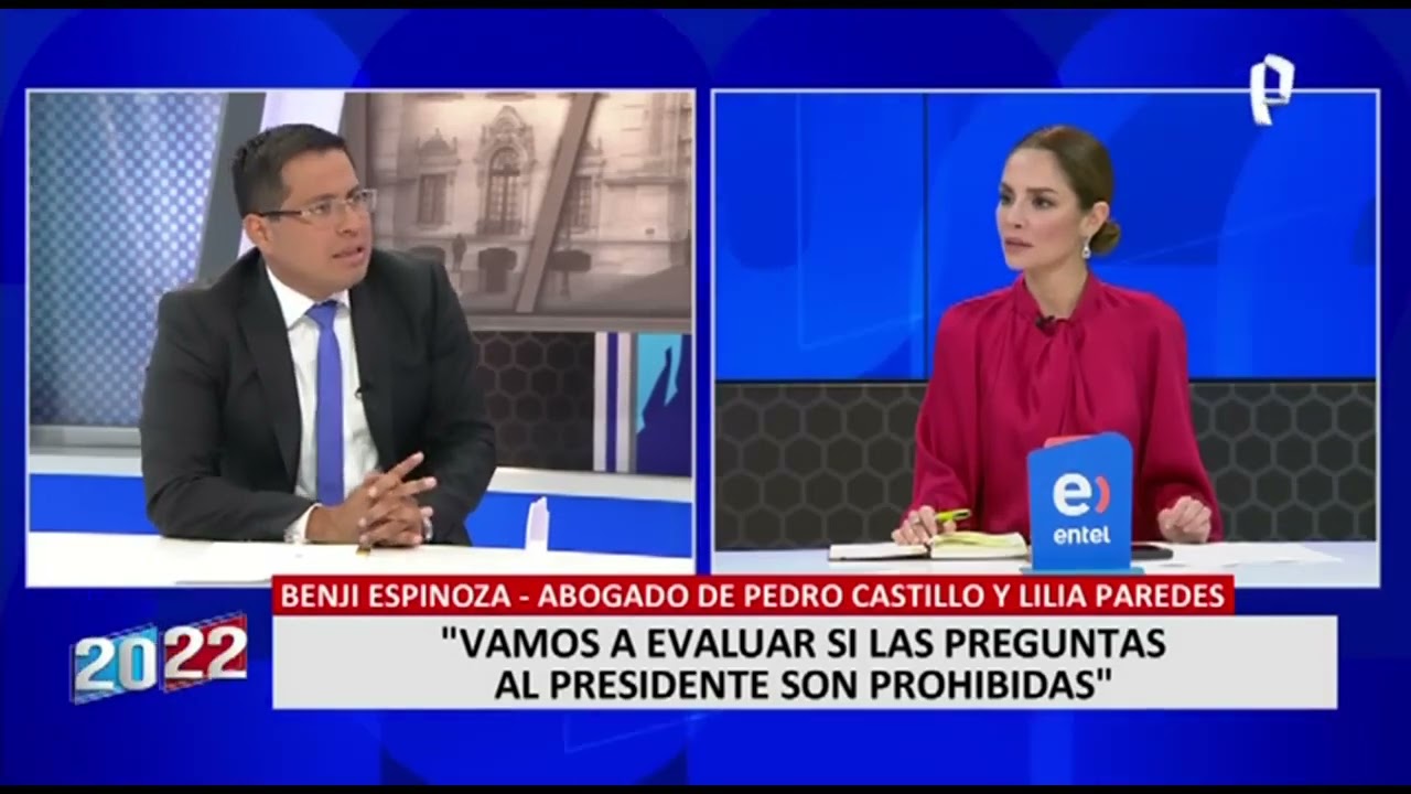 Entrevista con Mávila Huertas - Benji Espinoza, abogado defensor del Presidente y la Primera Dama