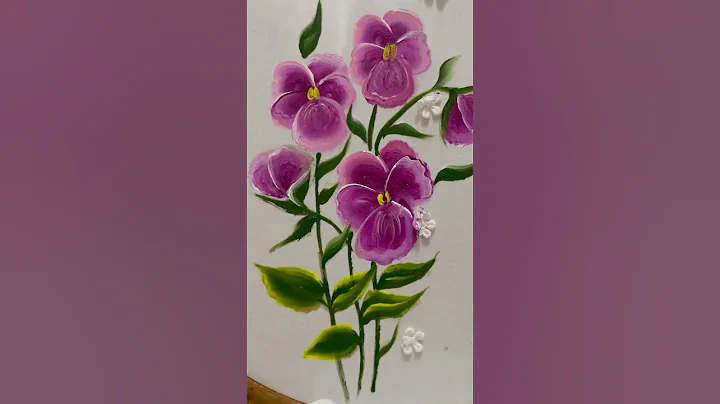 Easy cloth painting for beginners #fabricpainting #onestrokepainting#trendingshorts#viralshorts#art