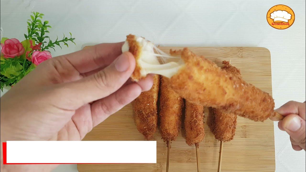 How to Make Mozzarella Cheese Corn Dog / Korean Street Food YouTube